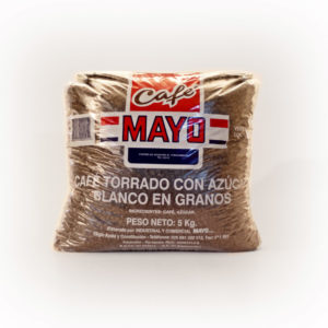 Café Mayo Torrado Con Azucar Blanco Molido o en Granos 5kg.