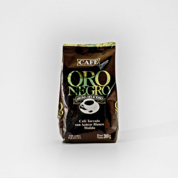 Café Oro Negro Torrado Con Azucar Blanco Molido 200 gr.