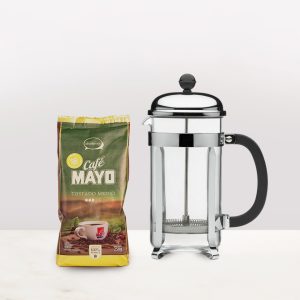Cafetera + Café Mayo Tostado Molido Medio Sin Azúcar 250 gr